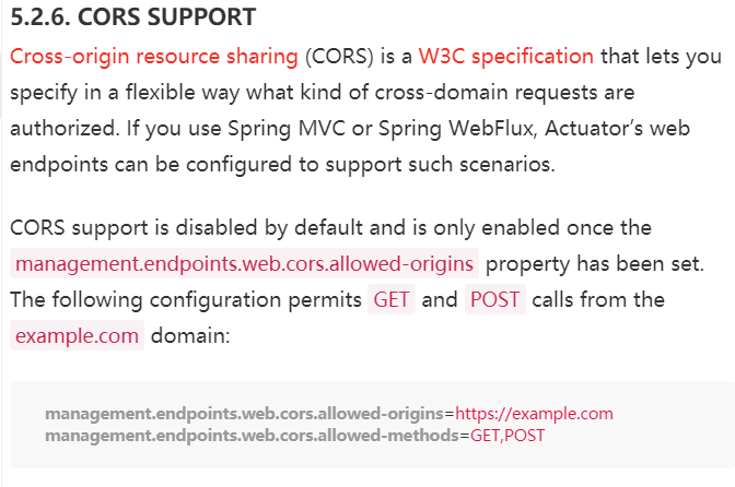 springboot CORS properties dosen't work?