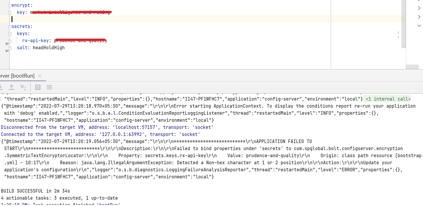 Spring Cloud Config How config server supports a keystore with multiple private keys for encrypt (or decrypt) feature?