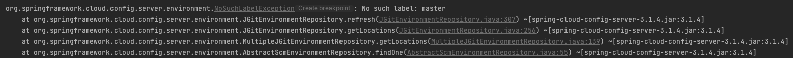 Spring Cloud Config suggestion on Exception Handling in MultipleJGitEnvironmentRepository