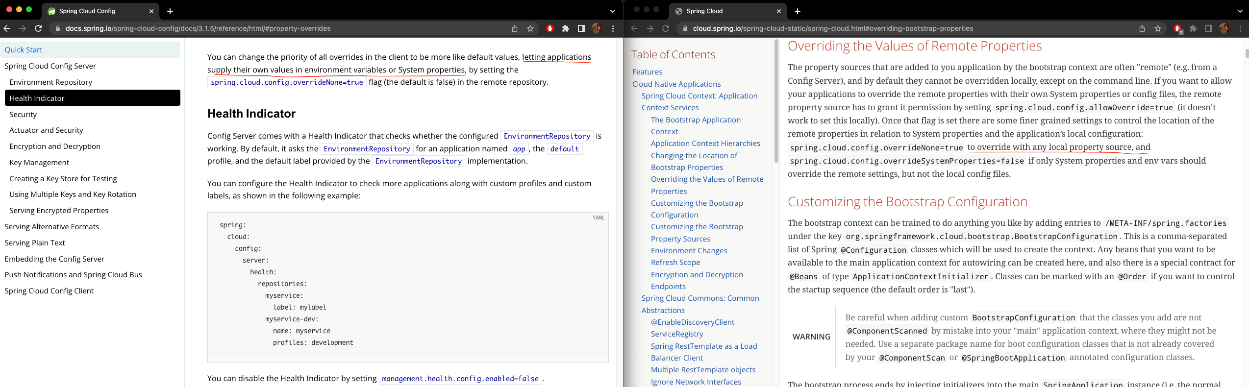 Spring Cloud Config Document How To Override Properties With Local Configuration